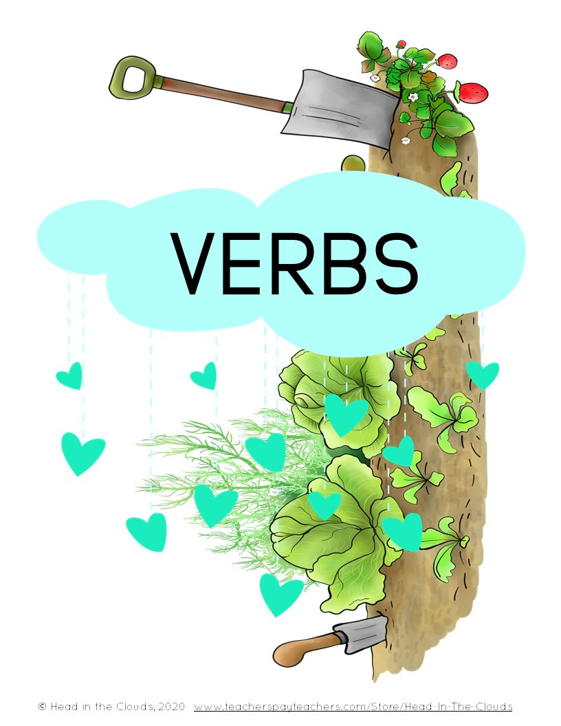 Verbs Busy Bunnies in the Garden Amped Up Learning