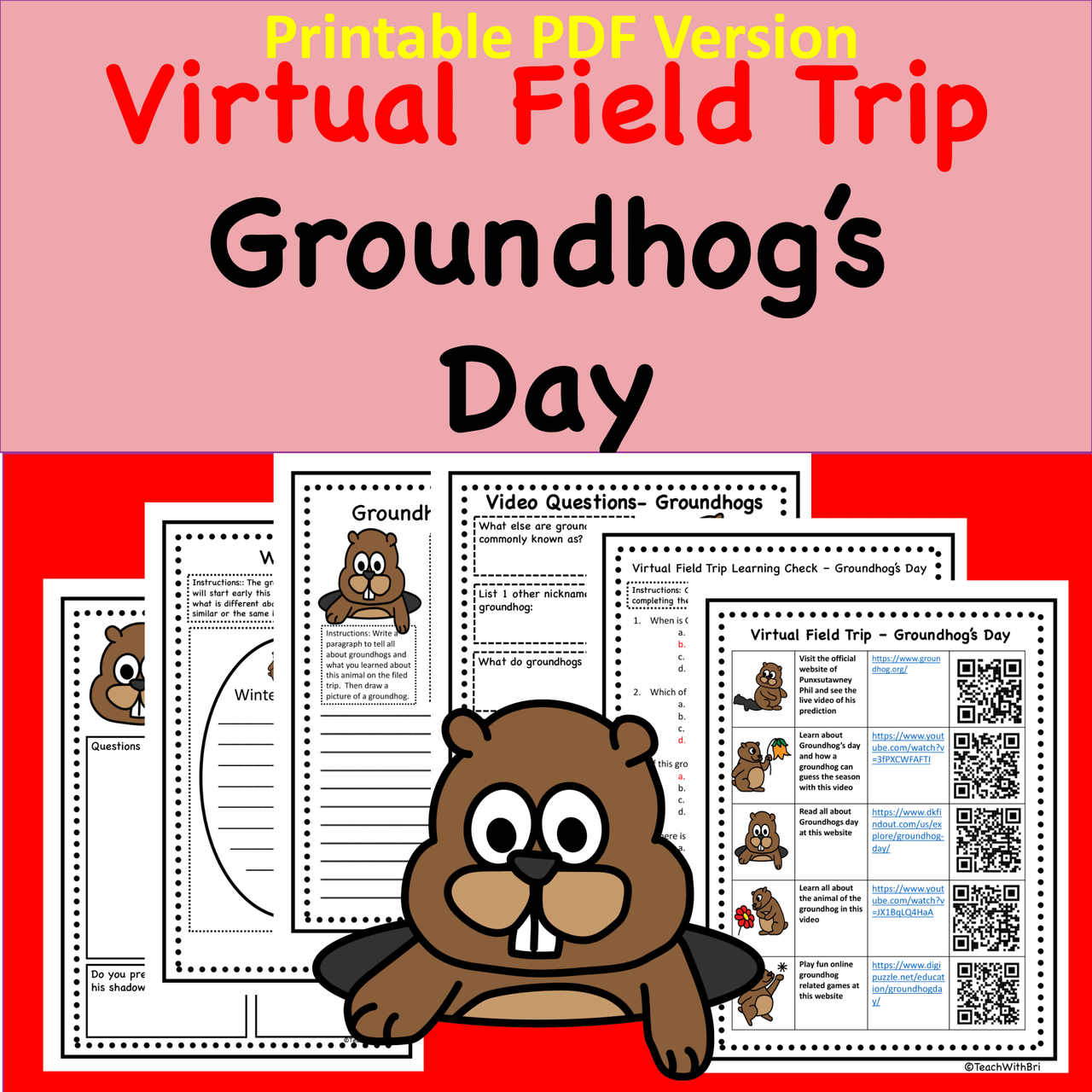 Virtual Field Trip - Groundhogs Day - digital version