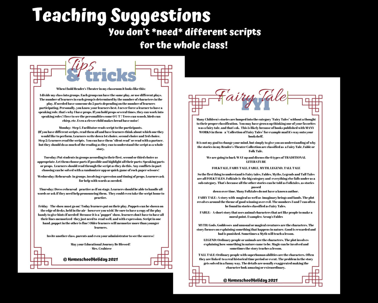 Fairy Tale Readers Theater script BUNDLE - Amped Up Learning