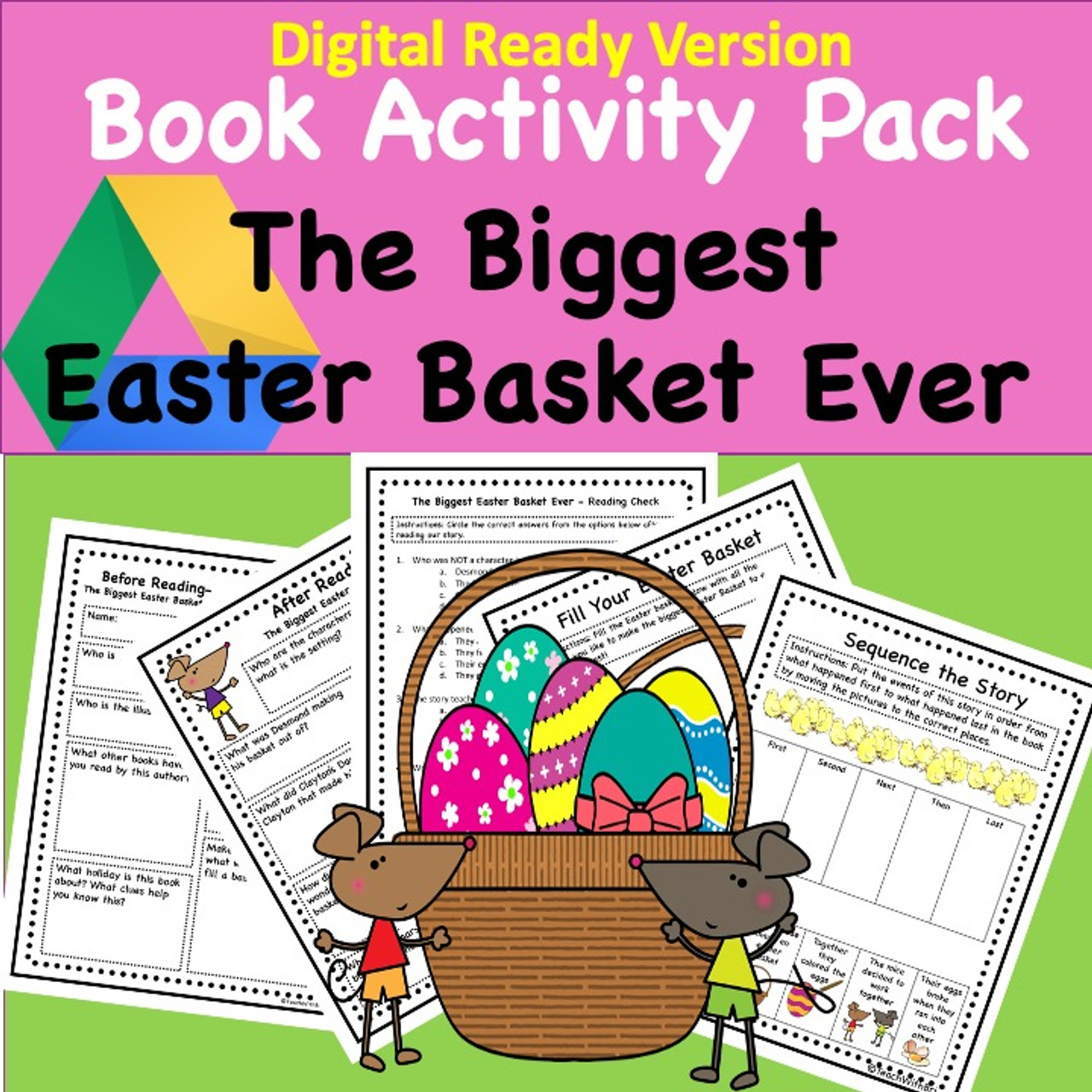 The Biggest Easter Basket Ever Activity Pack digital version