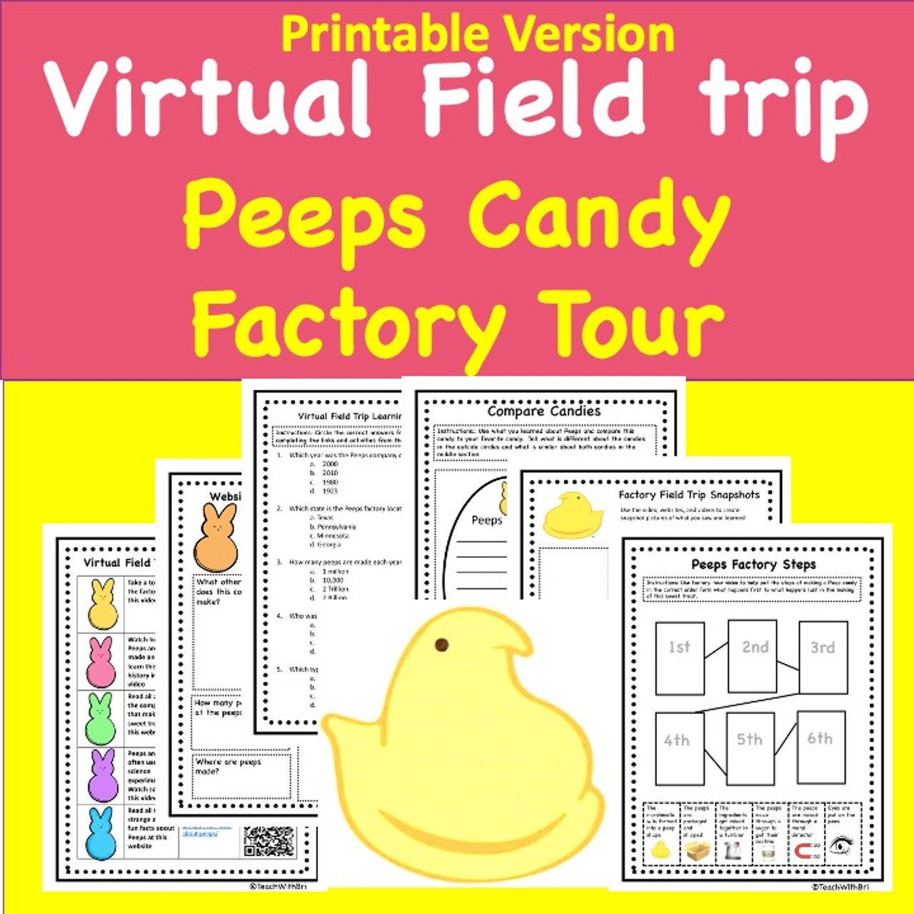 Peeps Factory Tour - Virtual Field Trip - Printable Version