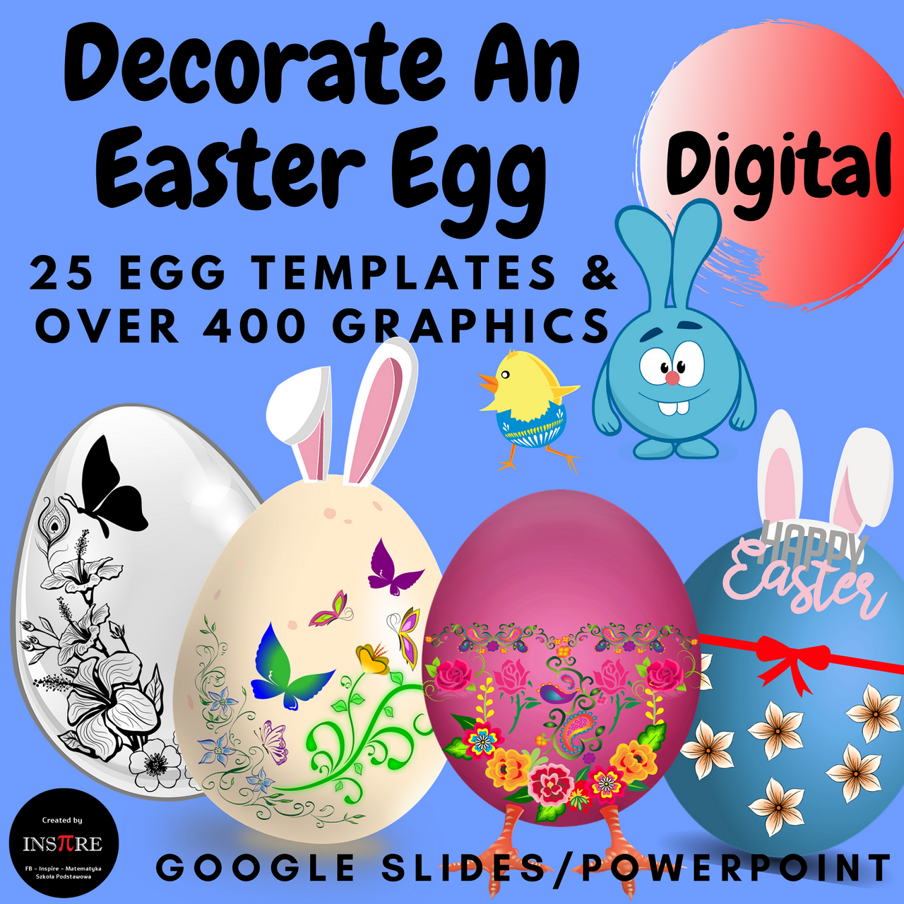 Spring Activities | Virtually Decorate An Easter Egg | DIGITAL Craft in Google