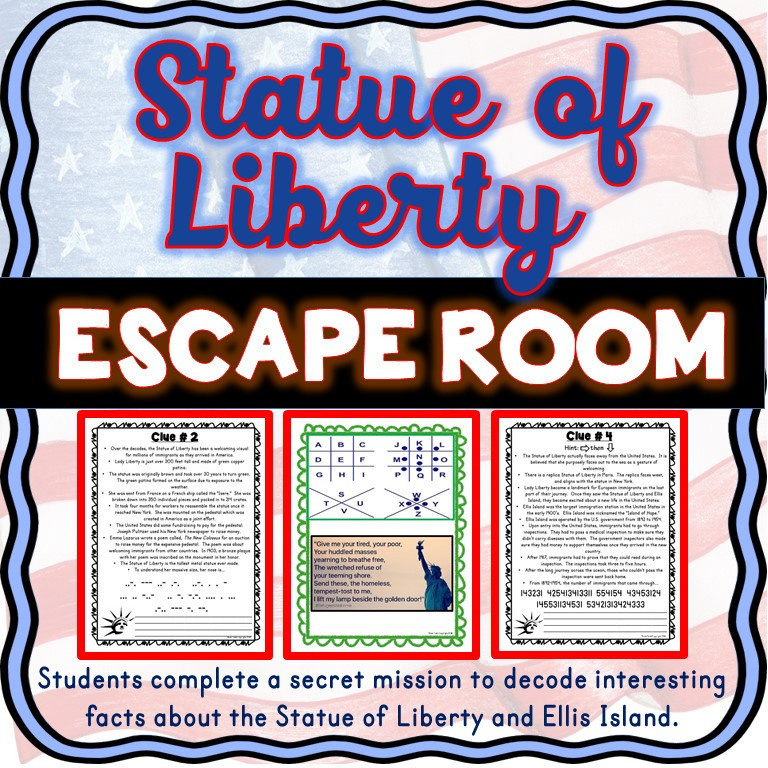 Statue of Liberty ESCAPE ROOM! Amped Up Learning
