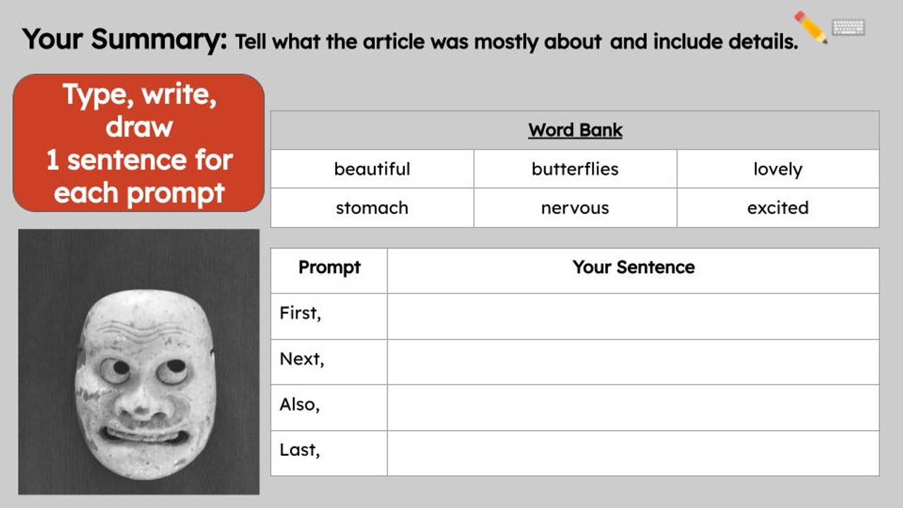 To Have Butterflies Figurative Language Reading Passage and Activities