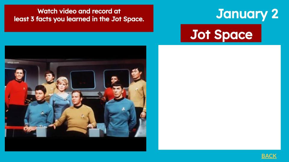 January Celebrate Everyday Calendar