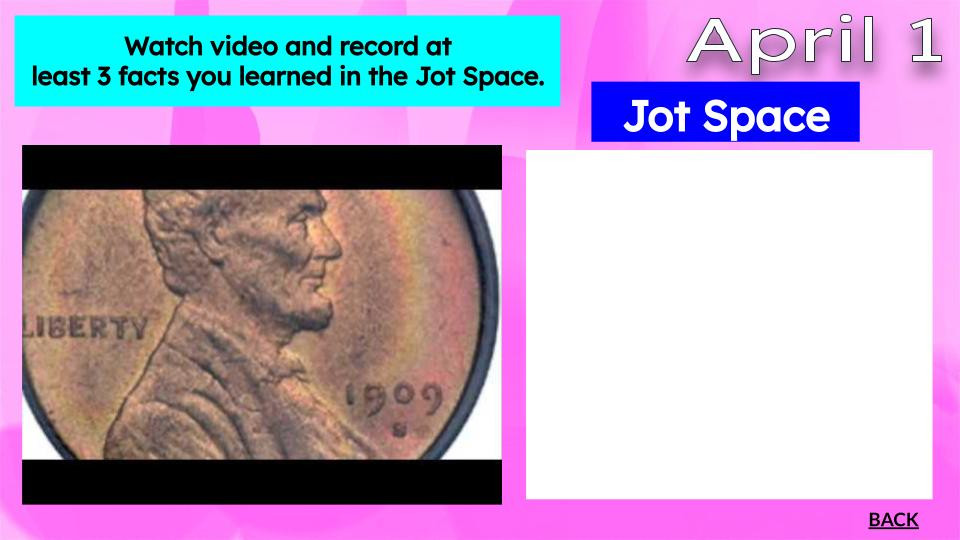 April Celebrate Everyday Calendar