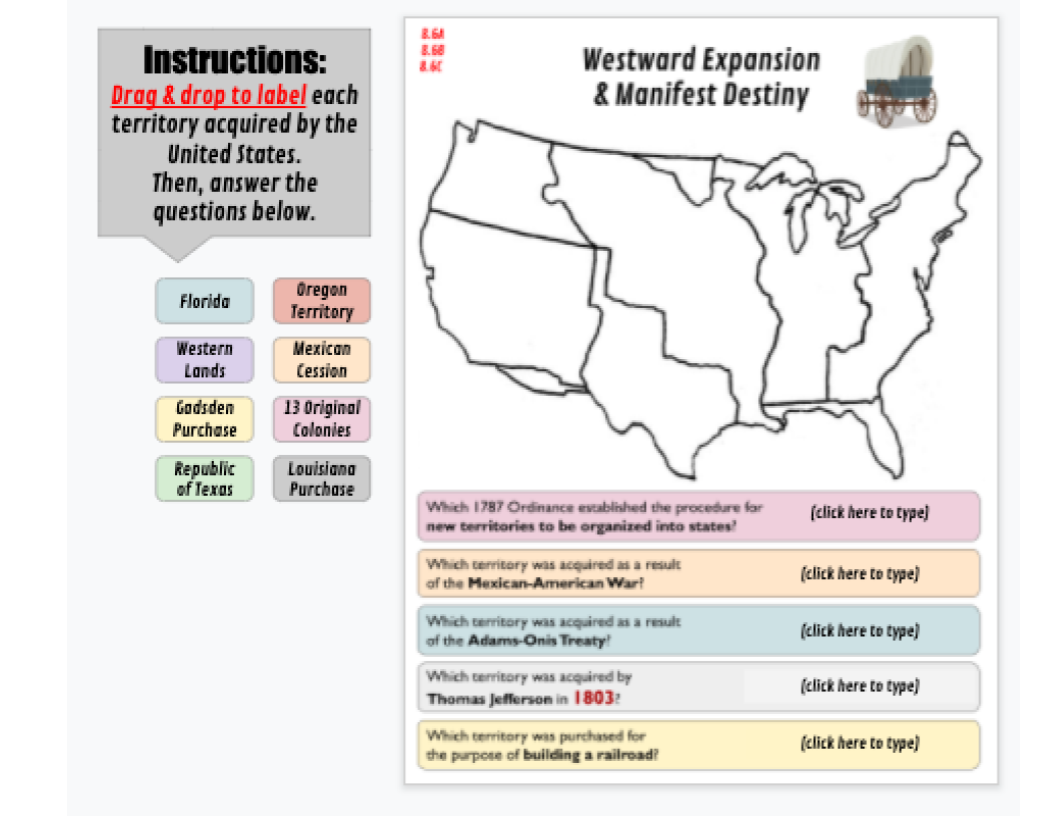 U.S. History Digital Review & Study Guide STAAR 8th Grade Social Studies