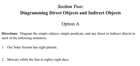 Sentence Diagramming Made Simple: Simple Subjects and Predicates
