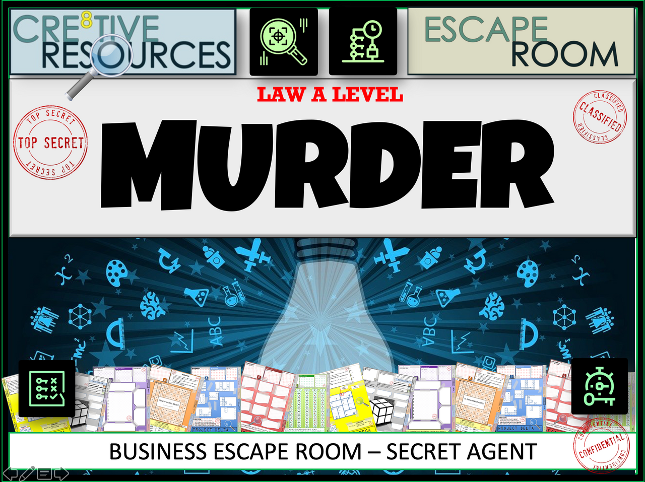 Murder and the Law  Escape Room 