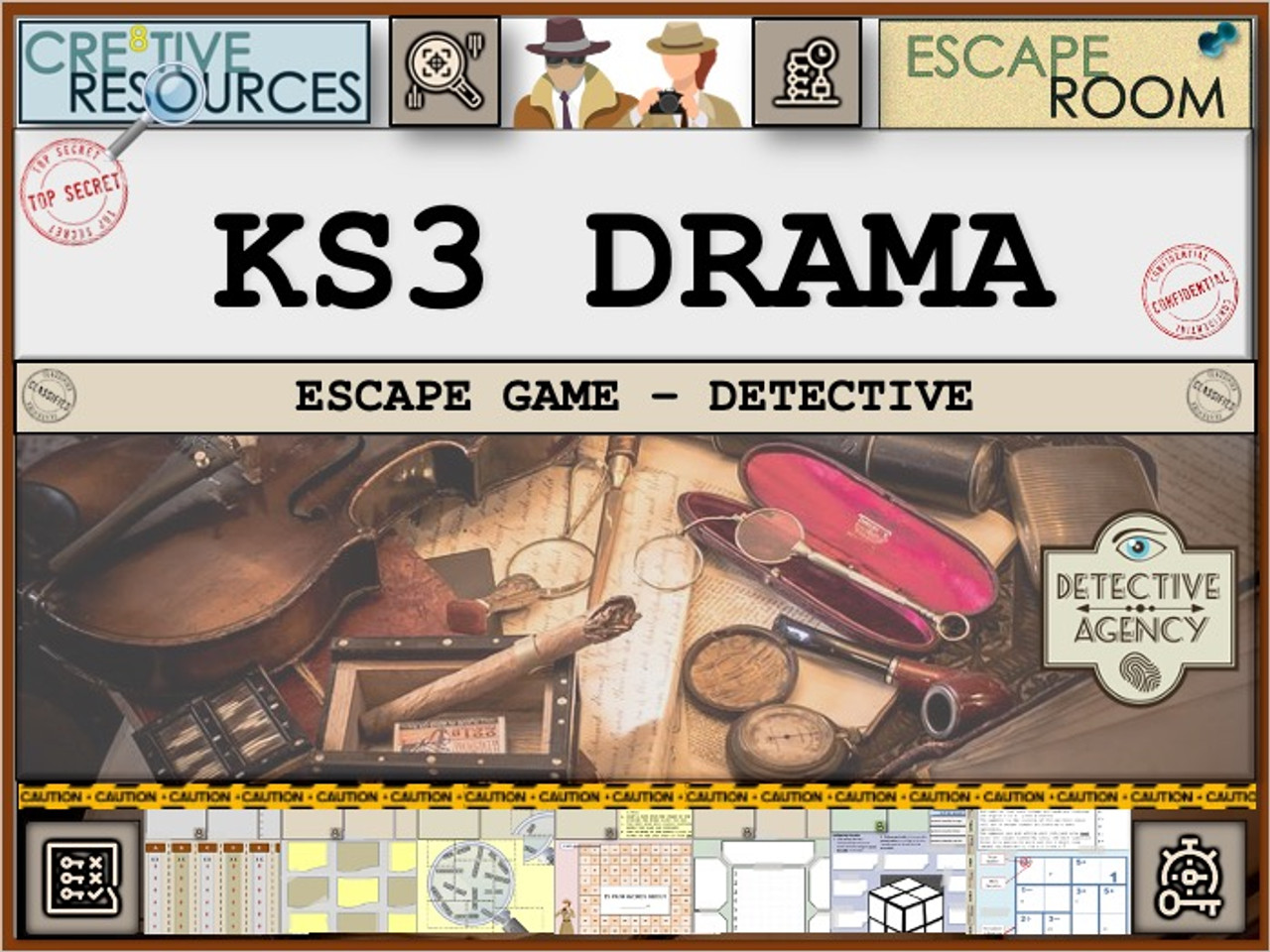 Drama Skills Middle School Escape Room 