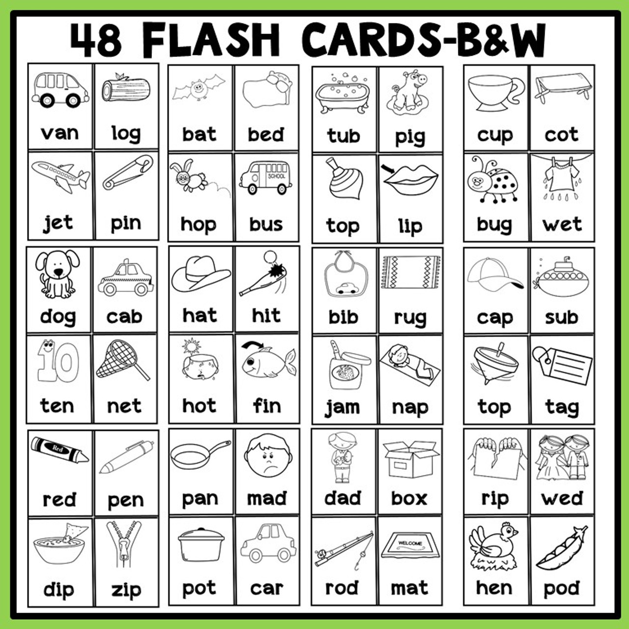 Beginning Sounds Flashcards Set 1