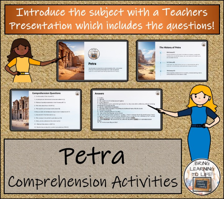 Petra Close Reading Activity Digital & Print | 3rd Grade & 4th Grade