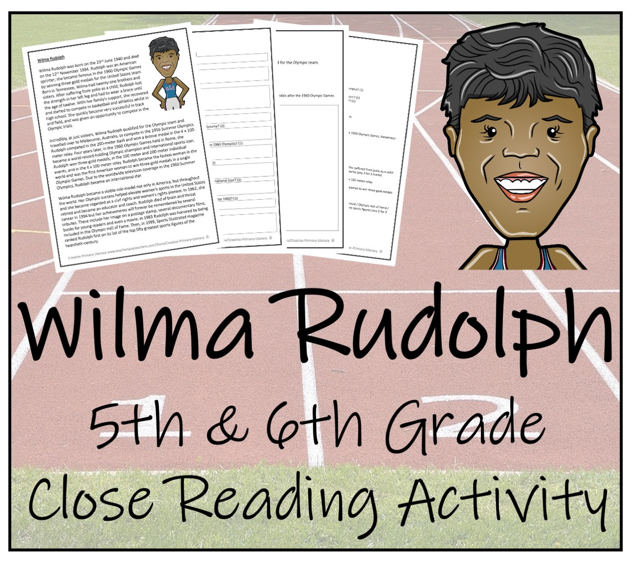 wilma rudolph coloring pages for pre k