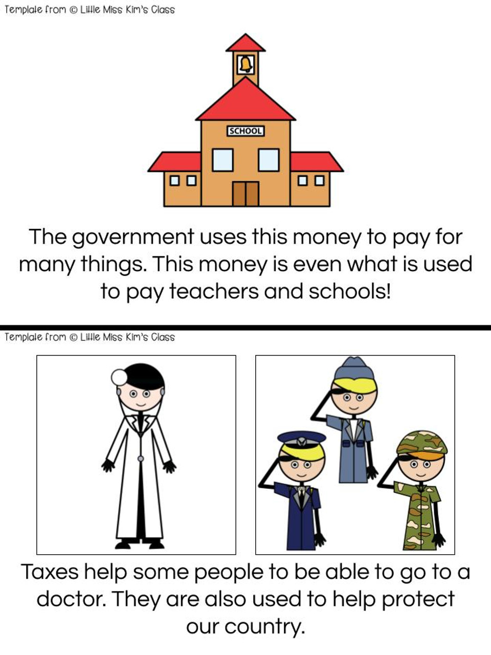 What Are Taxes? Interactive Book for Special Education