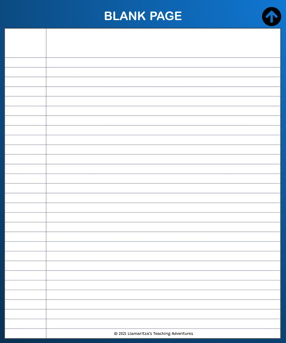 Digital Interactive Notebook for English Learners