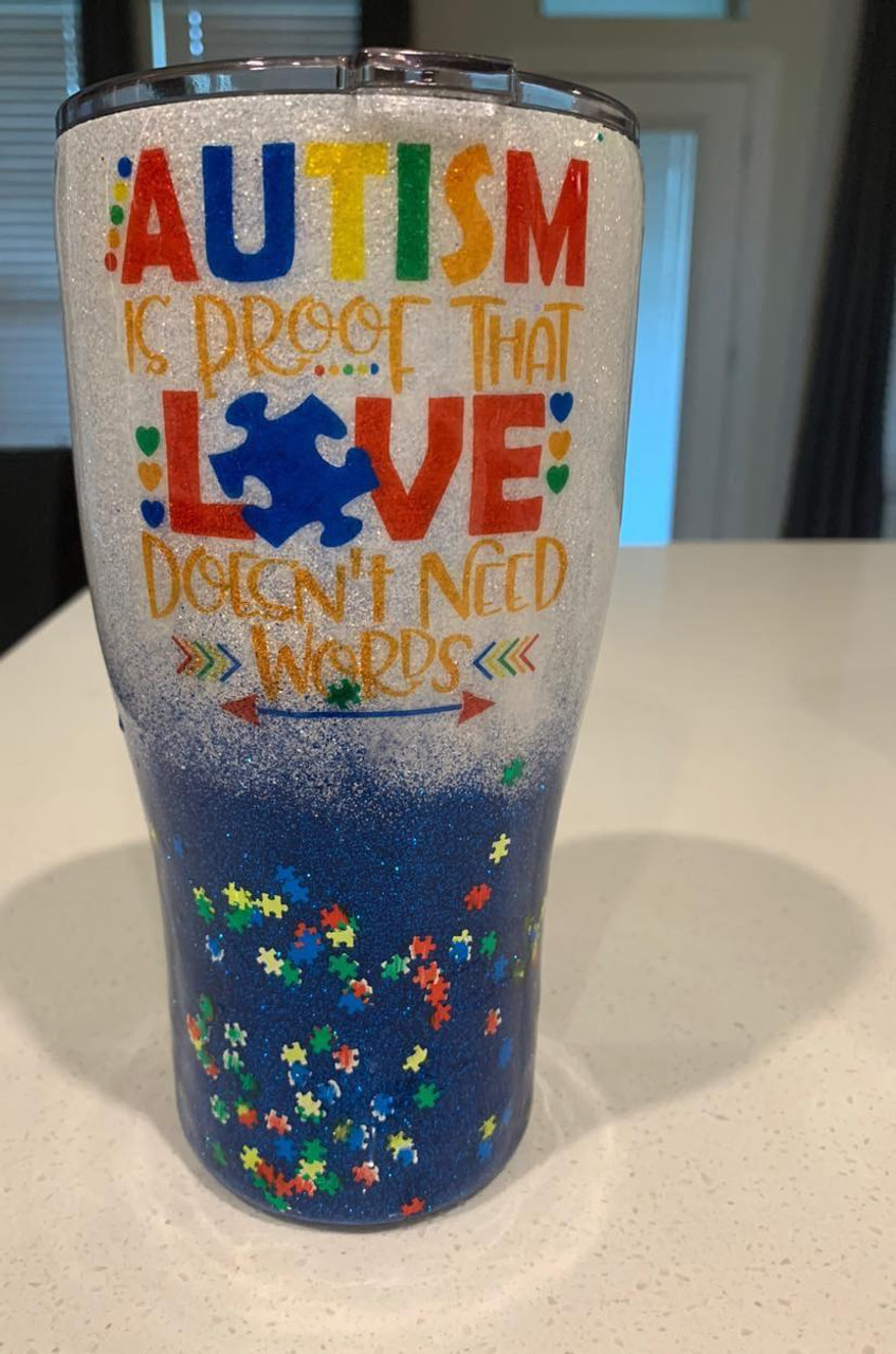 Custom Southern Tumblers - LV inspired tumbler made with Bright