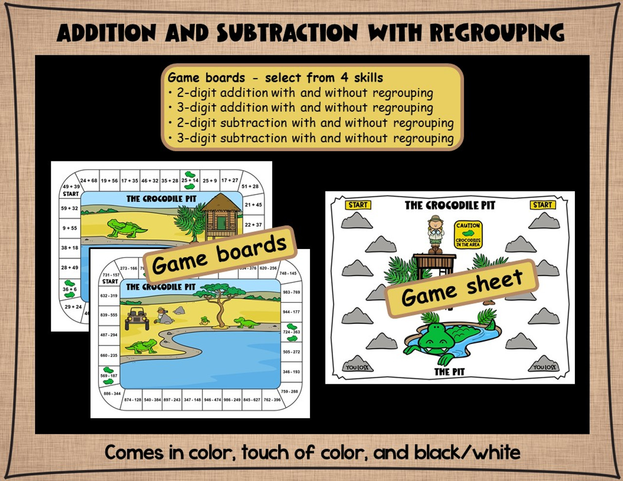 2nd Grade Math Games - Place Value, 2-digit and 3-digit Addition and Subtraction, and Fact Practice