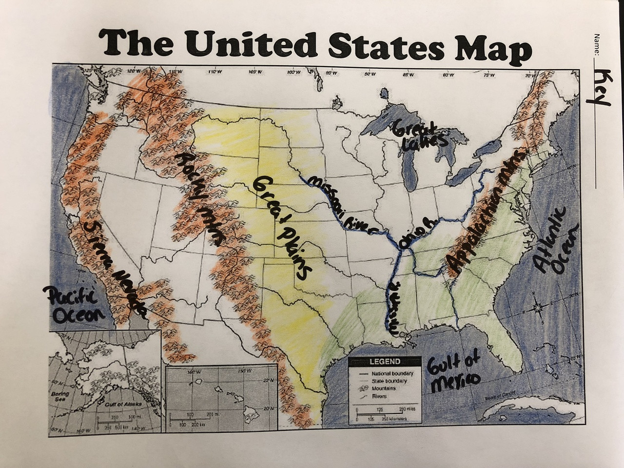 United States Map Bundle Political And Physical Maps Amped Up Learning US Physical Map Example 58815.1543890768