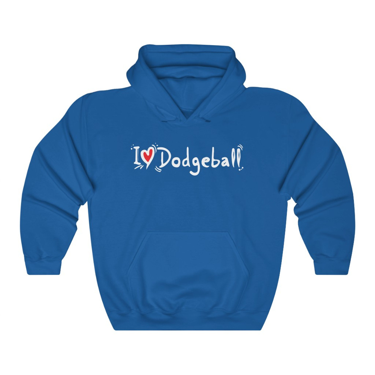 "I Love Dodgeball" Hooded Sweatshirt