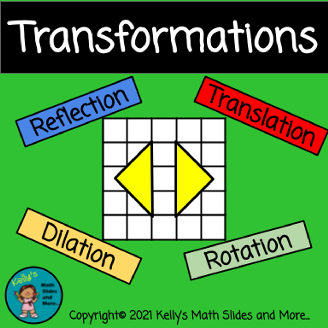 Transformations - Middle School Math - Digital