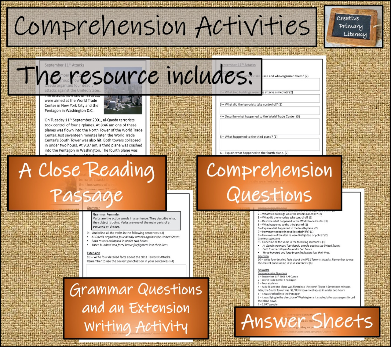 9/11 Terrorist Attacks Close Reading Activity | 3rd Grade ...