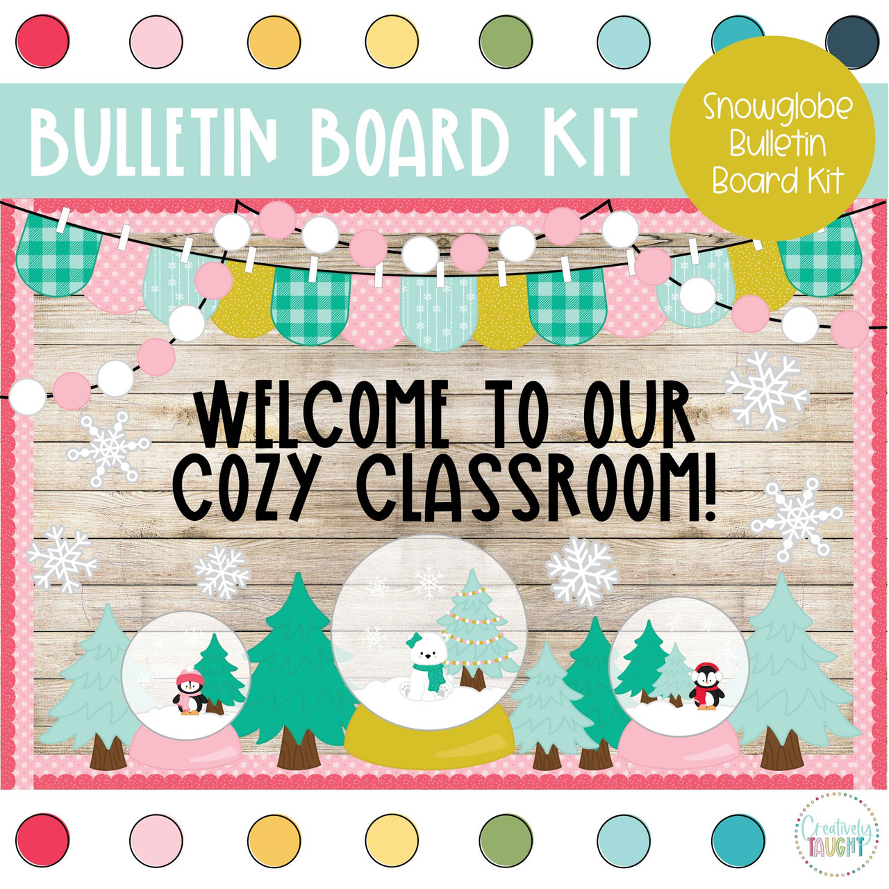 Winter Wonderland January Bulletin Board Kit
