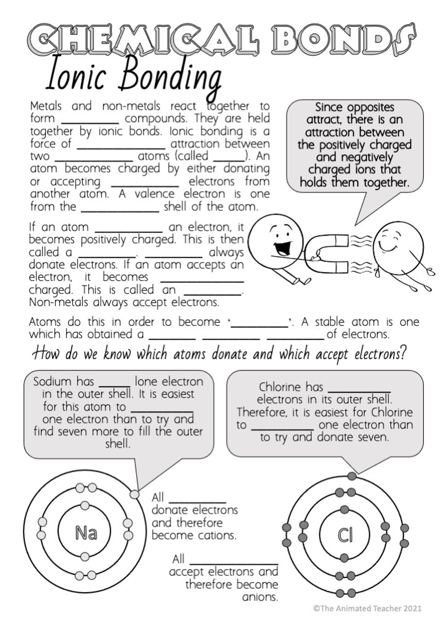 Ionic Bonding Worksheet ionic-bonding-worksheet