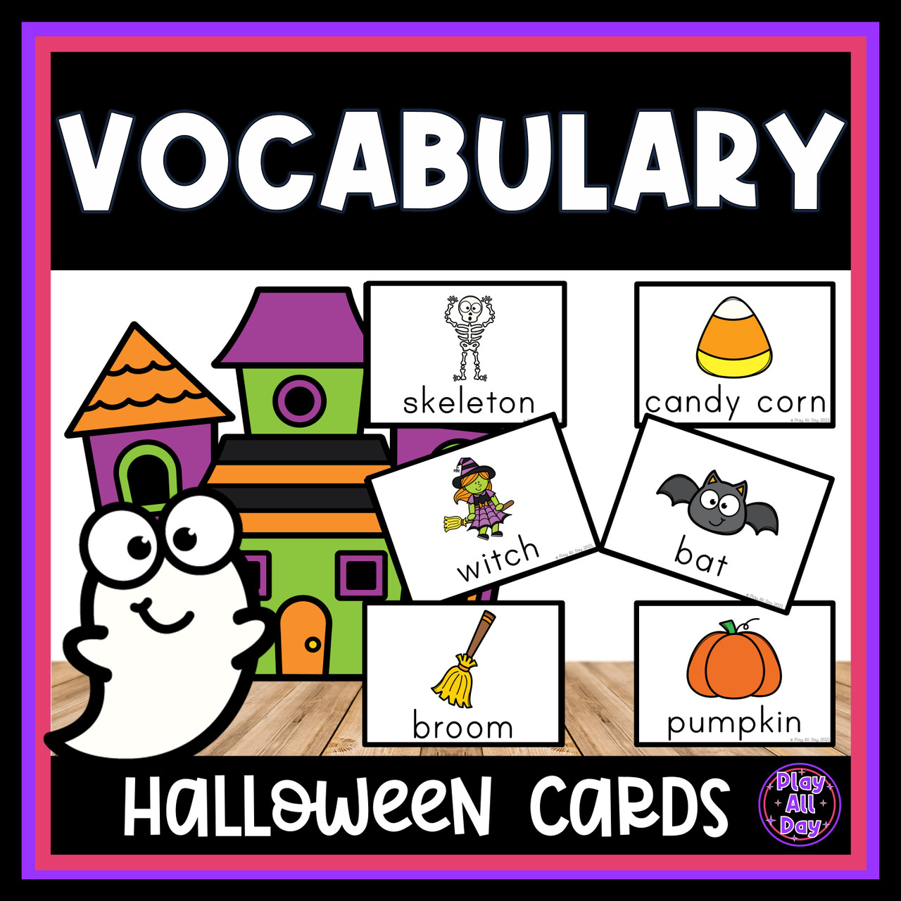 HALLOWEEN Themed Vocabulary Cards