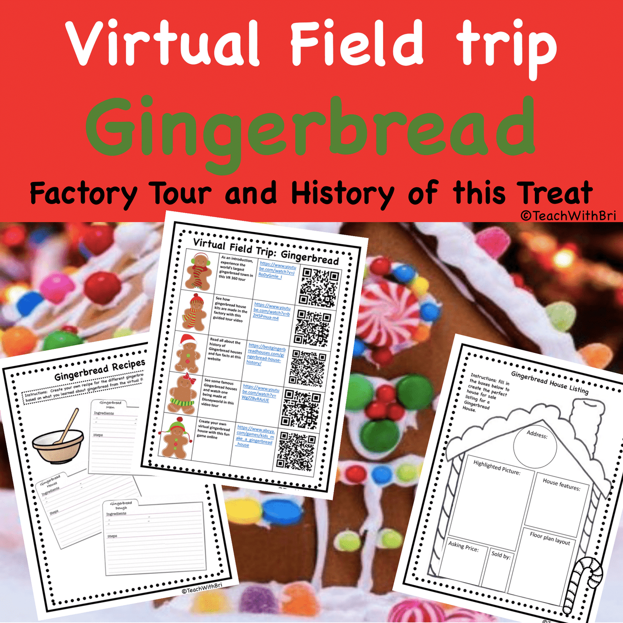 Free Gingerbread Virtual Field Trip History and Factory Tour