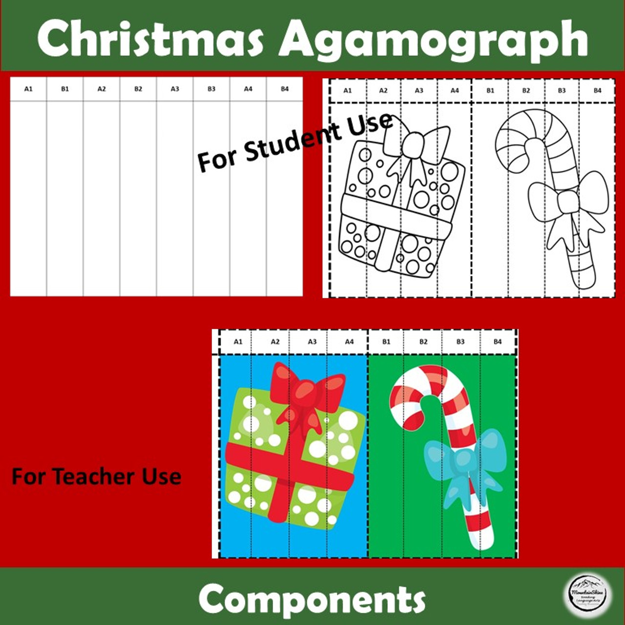 Christmas Art  Activity - Agamograph