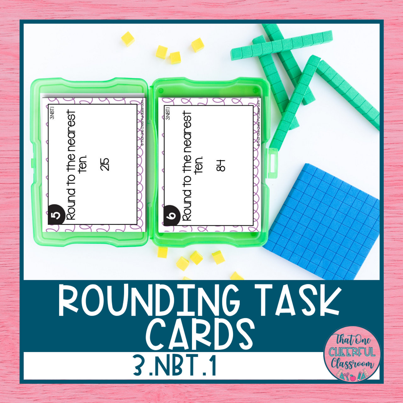 Rounding to Nearest Ten Task Cards