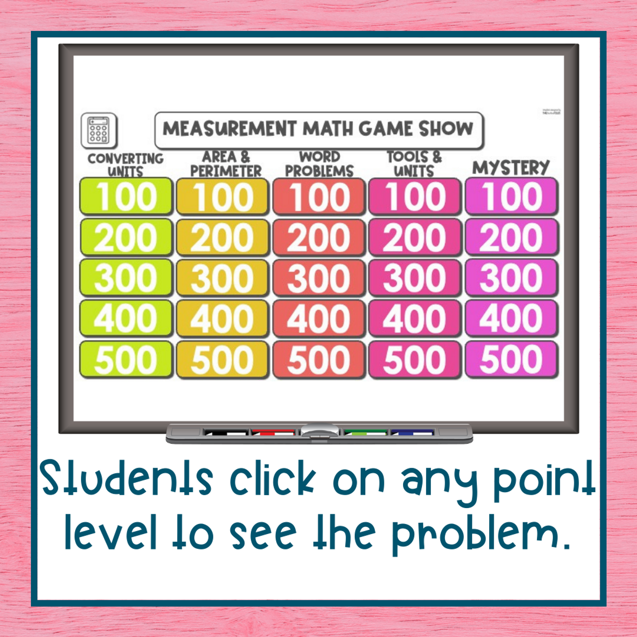 4th Grade Measurement Math Game Show