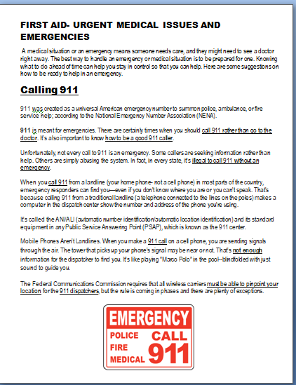 First Aid Urgent Medical Issues and Emergencies Amped Up Learning