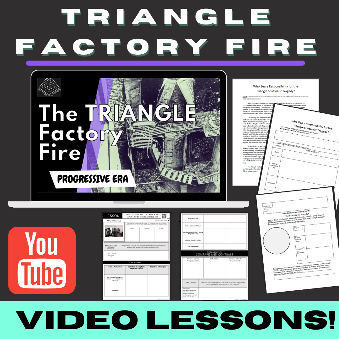 Progressive Era BUNDLE | VIDEOS & ENGAGING LESSONS