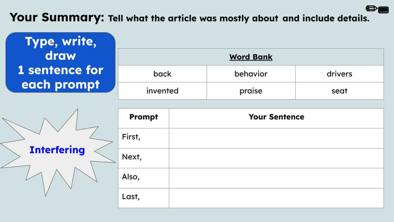 Back Seat Driver Figurative Language Reading Passage and Activities