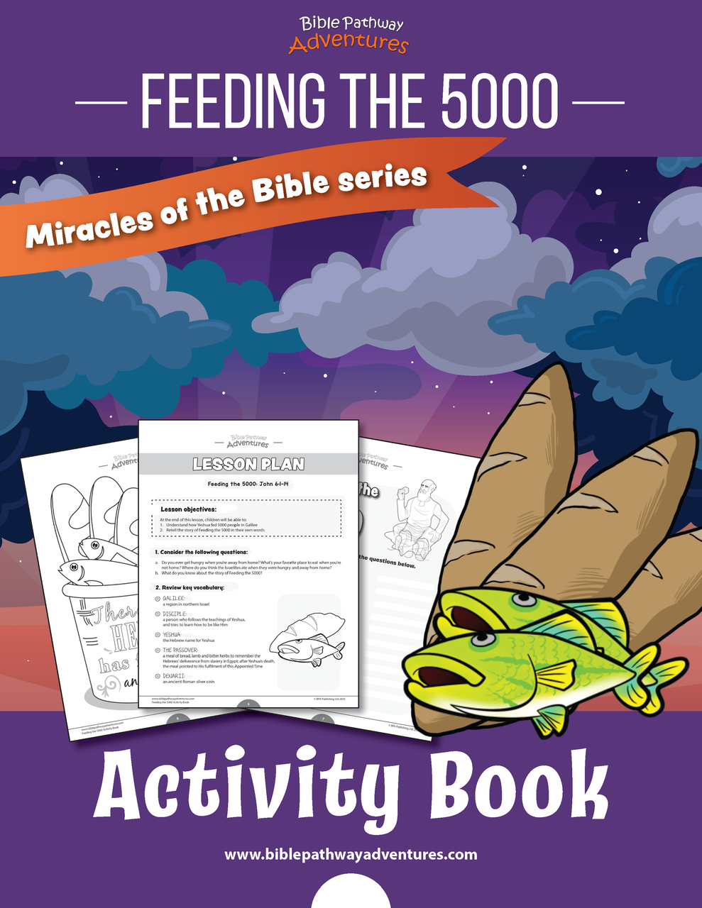 Miracles of the Bible: Feeding the 5000 Activity Book