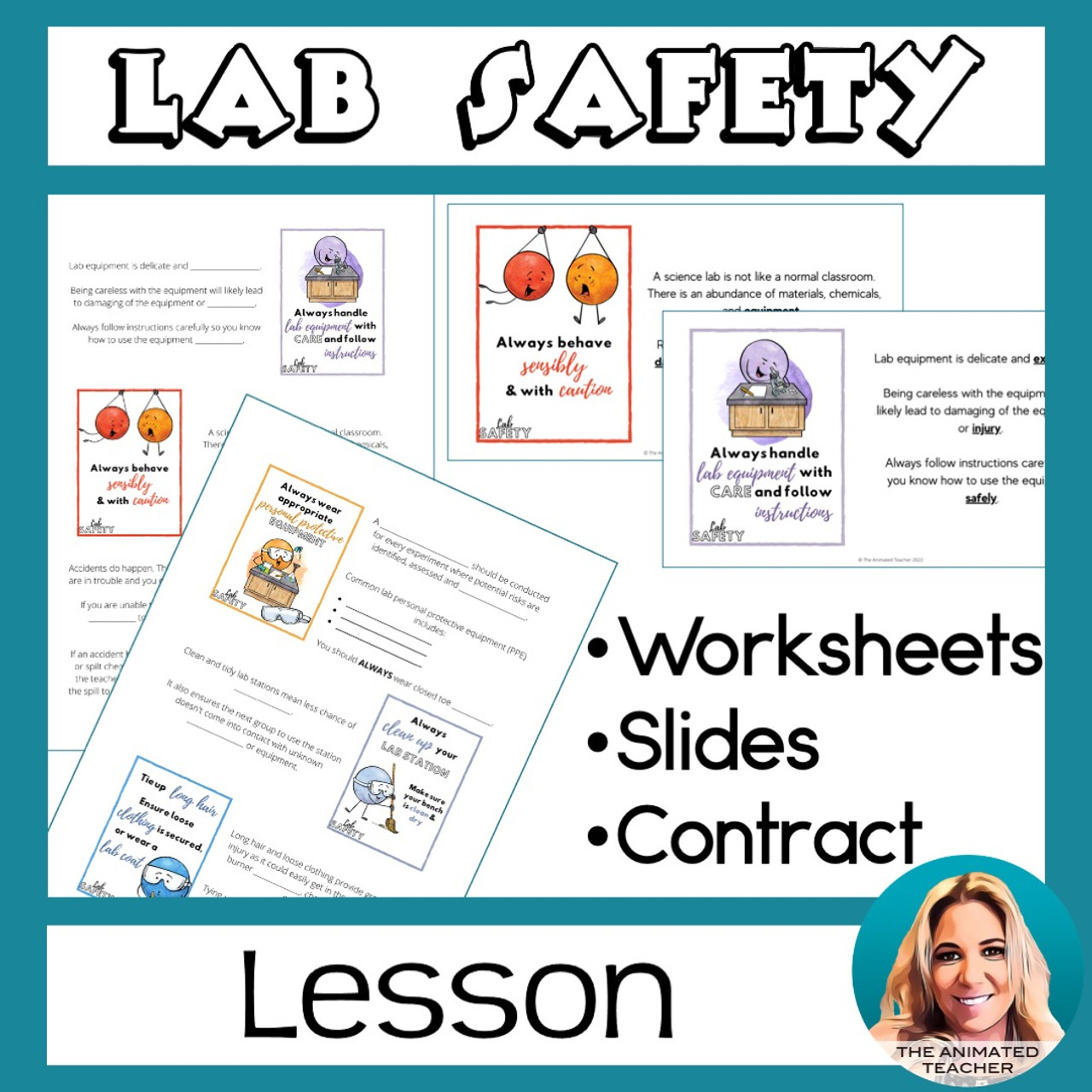 science safety posters for classrooms