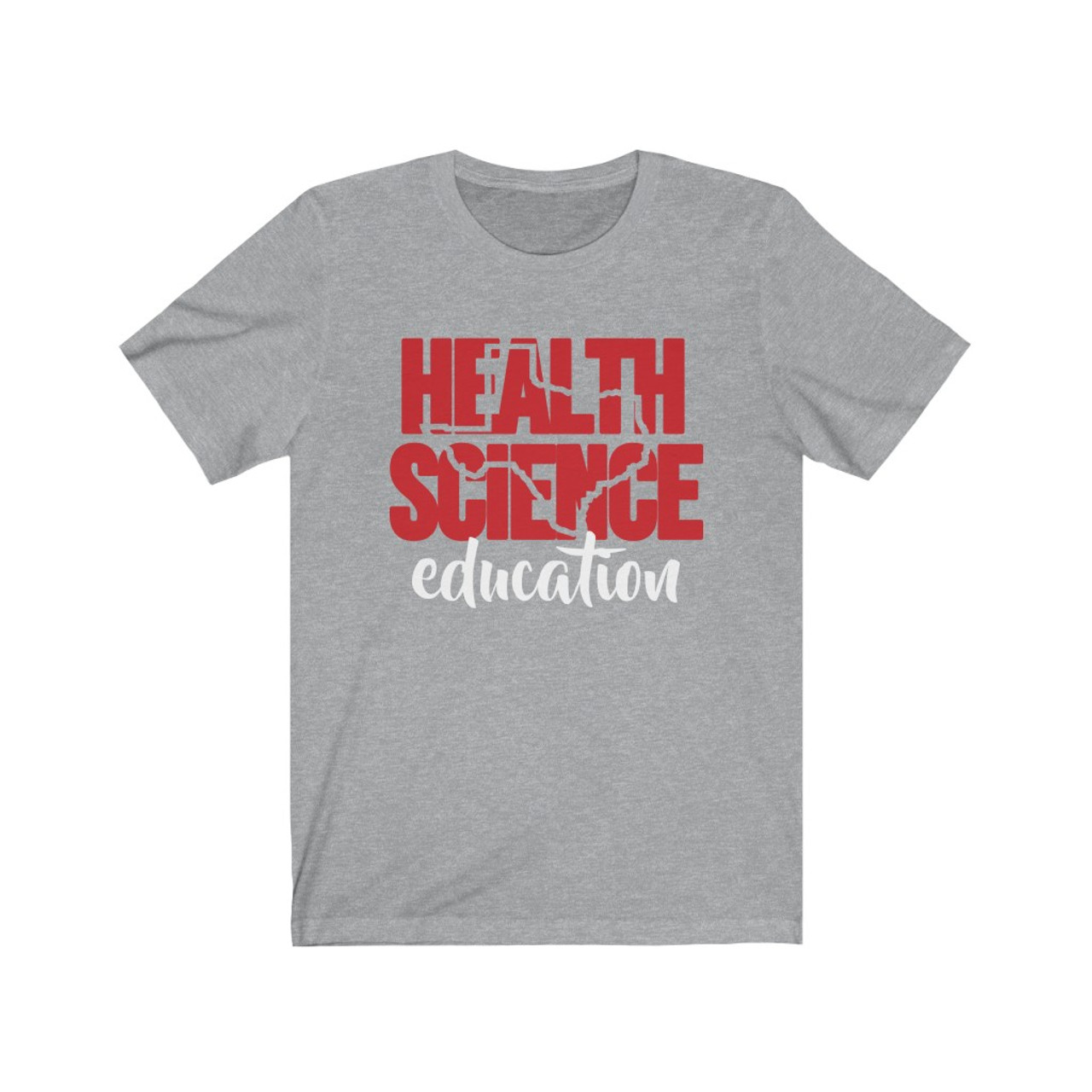 "Texas Health Science" Red and White