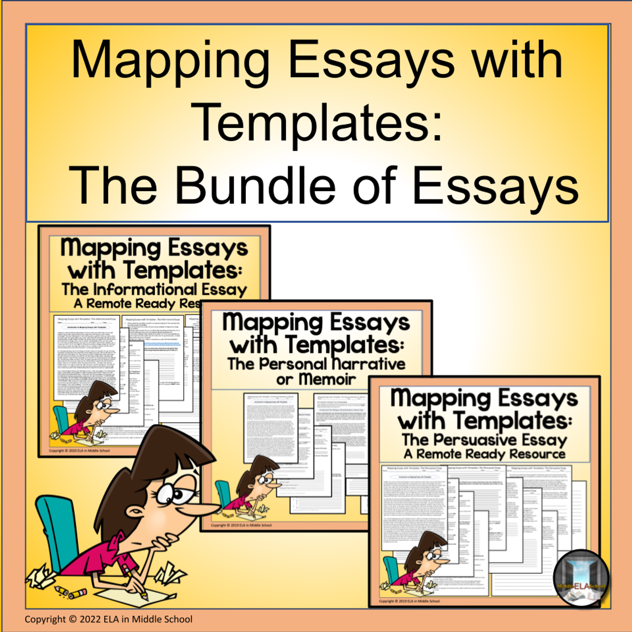 Mapping Essays with Templates: The (GROWING!) Bundle