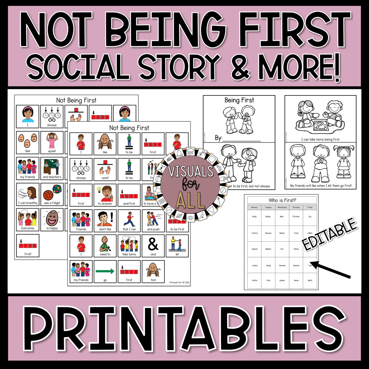 Being First Social Story 