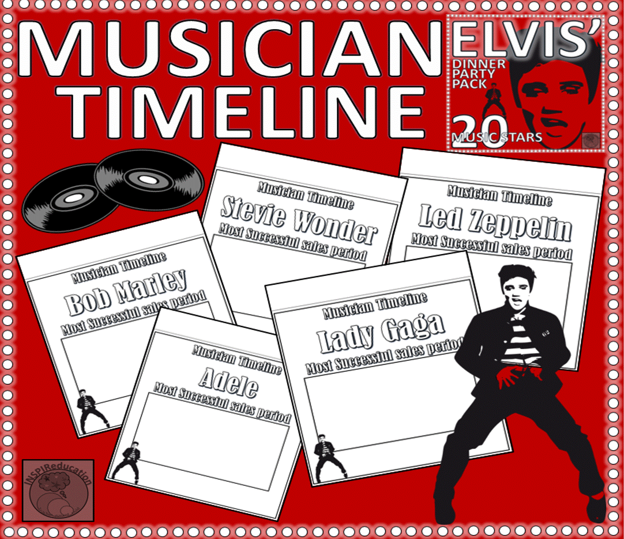 ELVIS PRESLEY and the Top 20 Musicians in history (1950 - 2020's ...