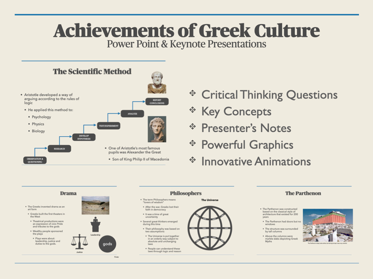 Achievements of Greek Culture History Presentation