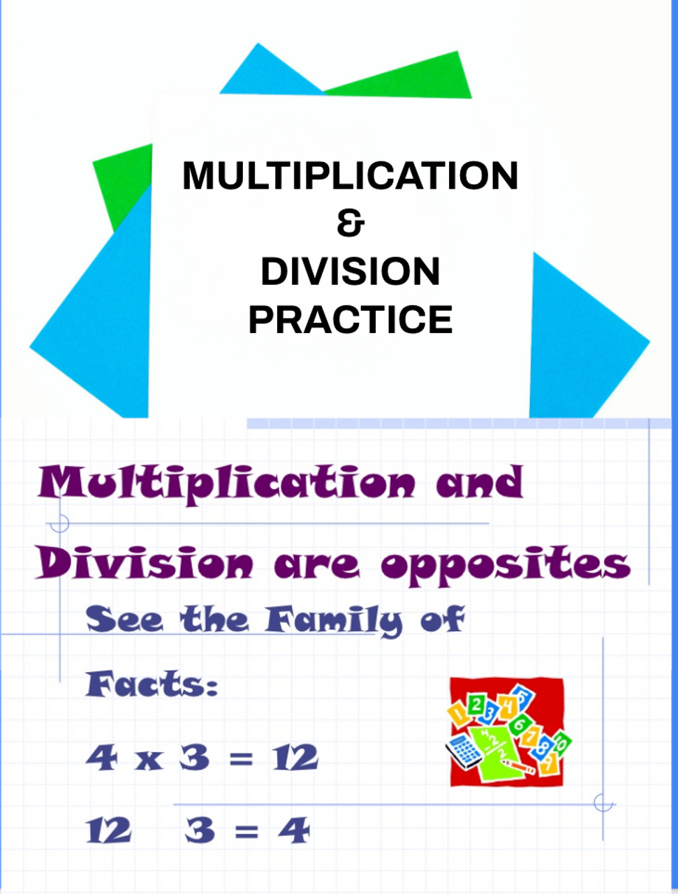 Multiplication & Division Practice