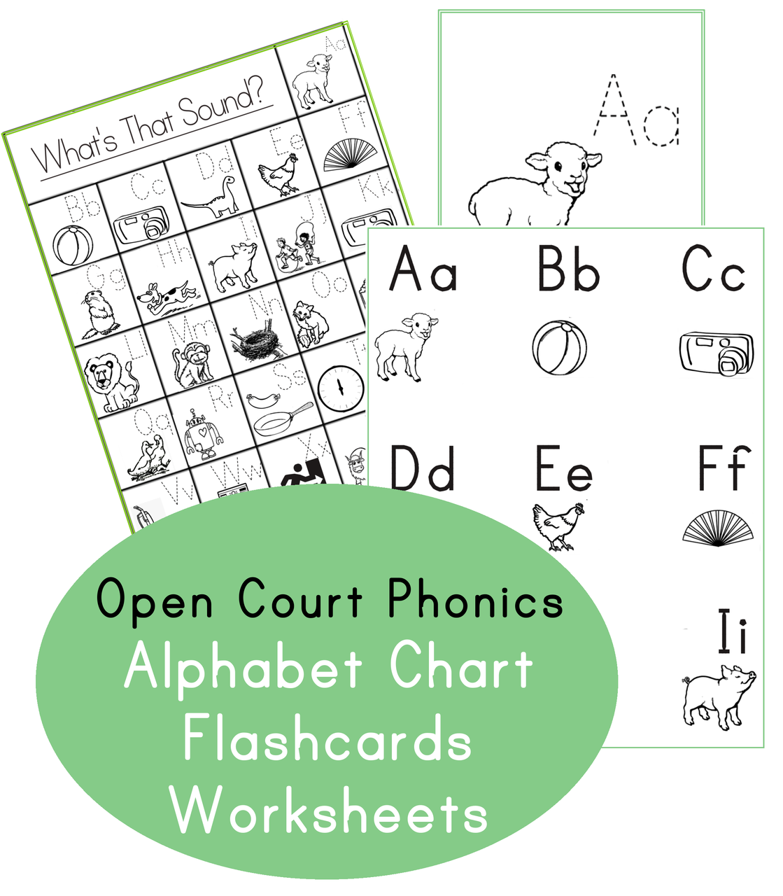 Open Court Phonics - "What's that Sound" Chart and Flashcard Printables ...