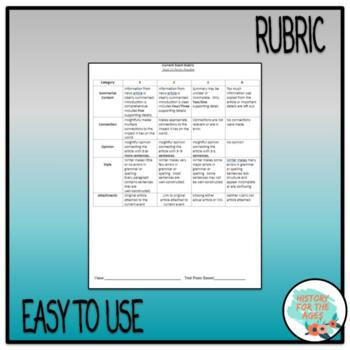 Current Event Template: Global History