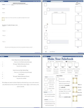 Blank Facebook Template For Projects