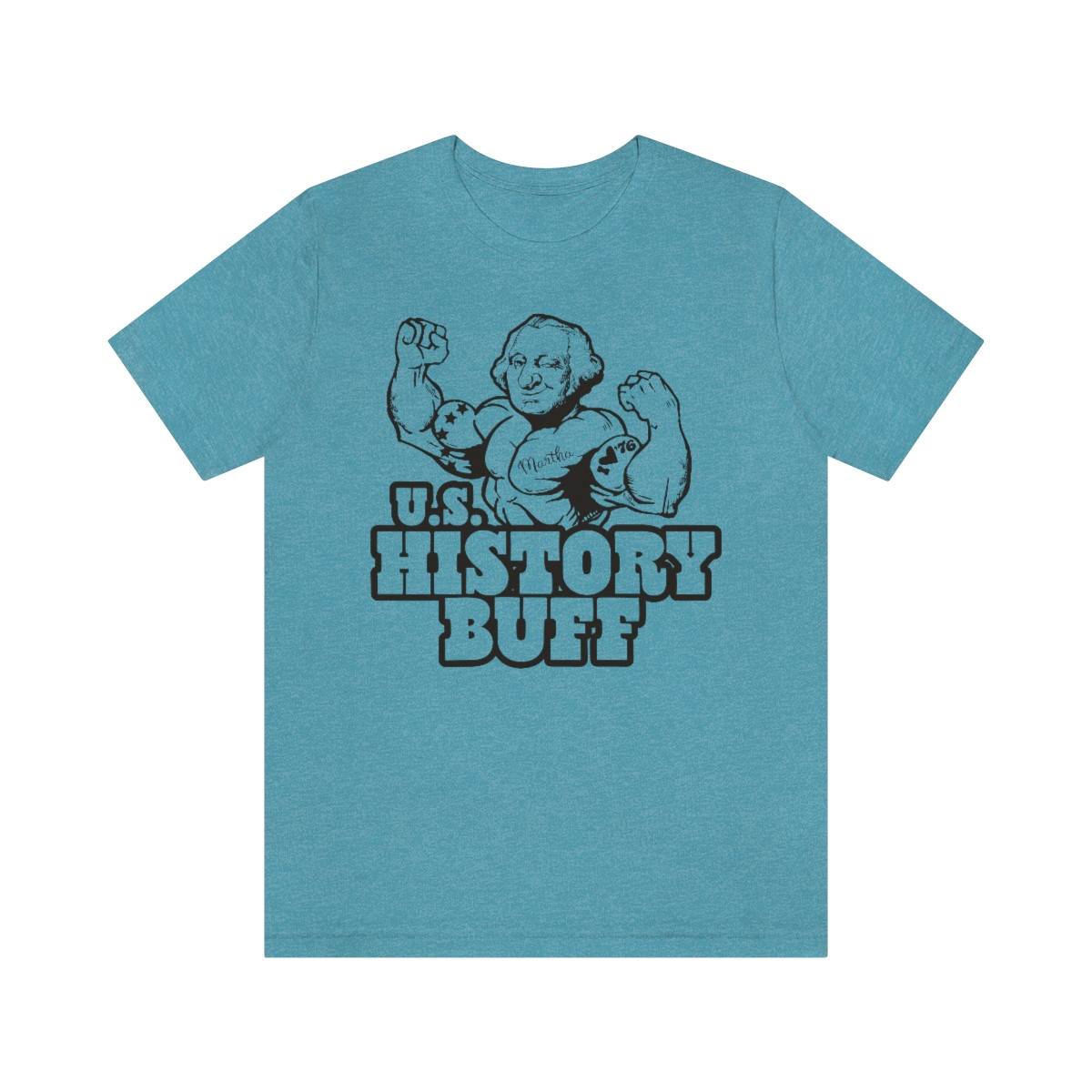 "US History Buff" Crew Neck Tshirt