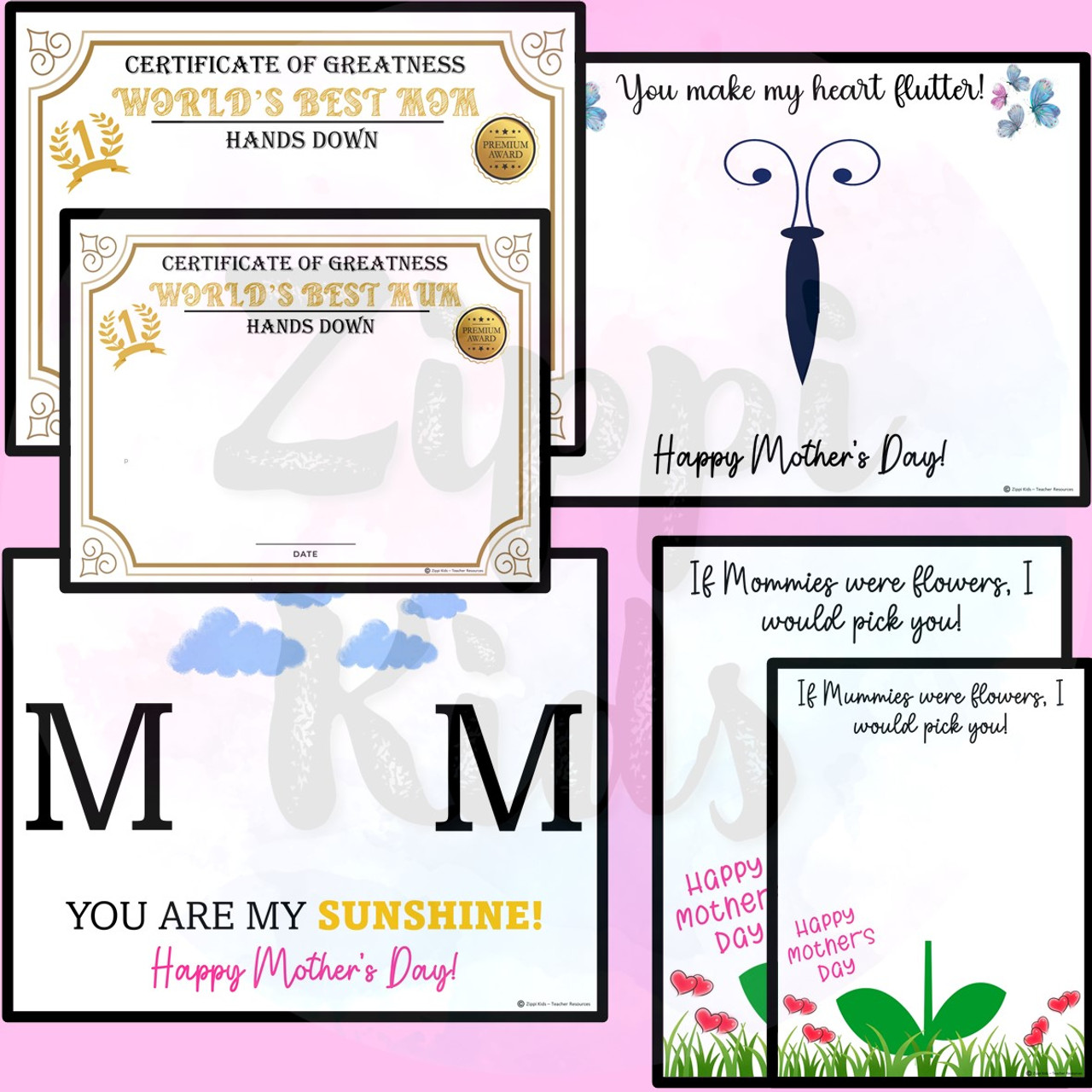 Mum you are totally Roarsome / Handprint Art / Kids Handprint