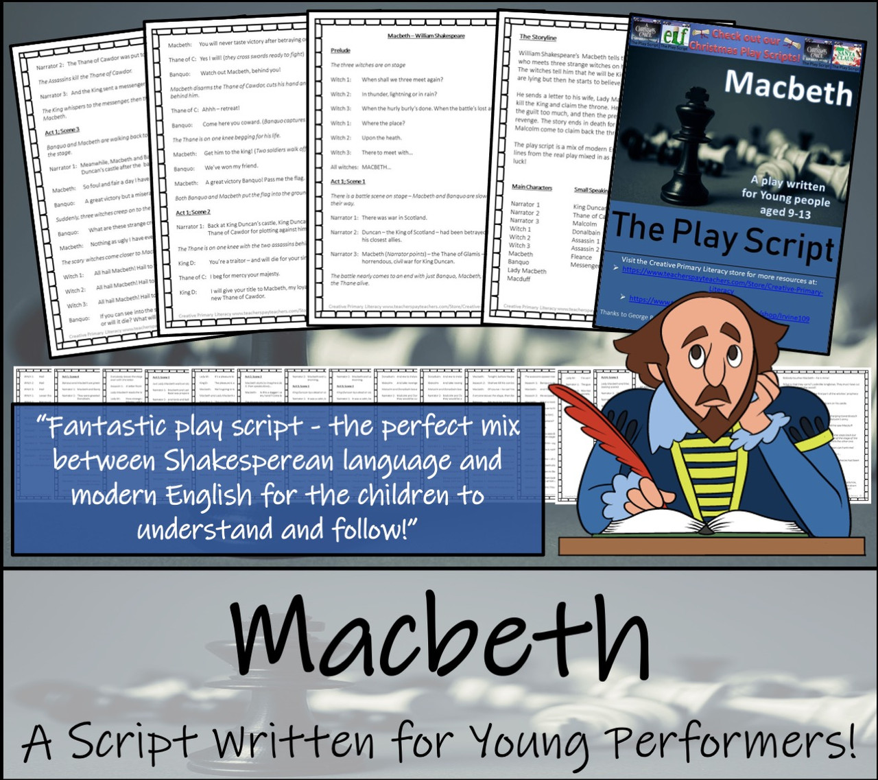 Macbeth Play Script for Young Performers