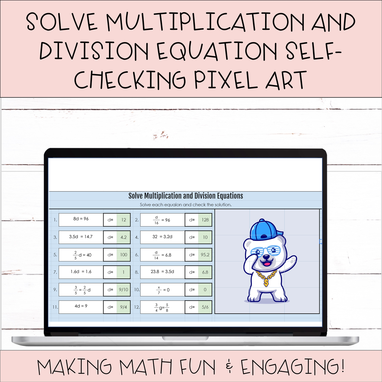 Solve Multiplication And Division Equations Use Reversibility To Solve